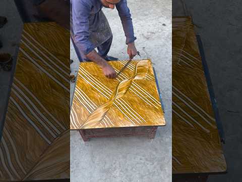 New marble design furniture polish #youtubeshorts #viral #wooddesigner #foryou thumbnail