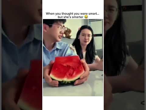 When you thought you were smart... but she's smarter 😂 thumbnail