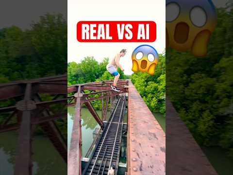 REAL VS AI 😱 thumbnail