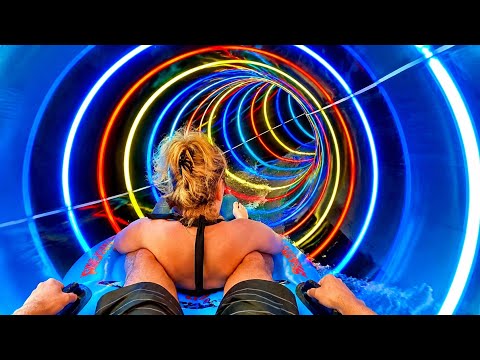 Double Tube Black Hole Ride 💦 | Oasis Waterpark Alaçatı 🇹🇷 thumbnail