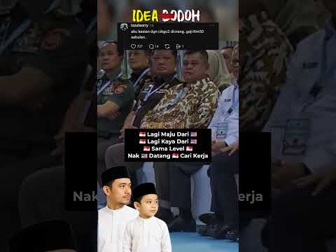 "GAJI HAKIM INDONESIA LEBIH TINGGI DARI MALAYSIA" PRESIDEN INDON EJEK MALAYSIA ATAS PENTAS ASEAN thumbnail