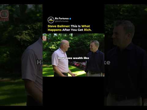 Steve Balmer - This Is What Happens After You Get Rich thumbnail