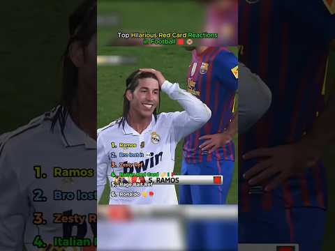 Top Most Hilarious Red Card Reactions in Football ? ? thumbnail
