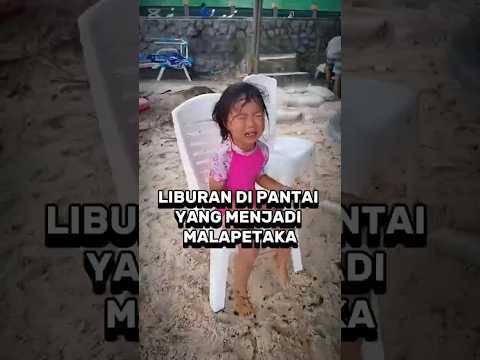 Kedua Anaknya Histeris Di Pantai!#drama #kisah #cerita thumbnail