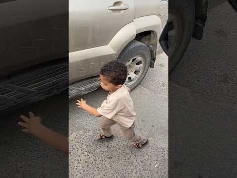 علولي هرب من سيارة بابا ?‼️ #shorts thumbnail