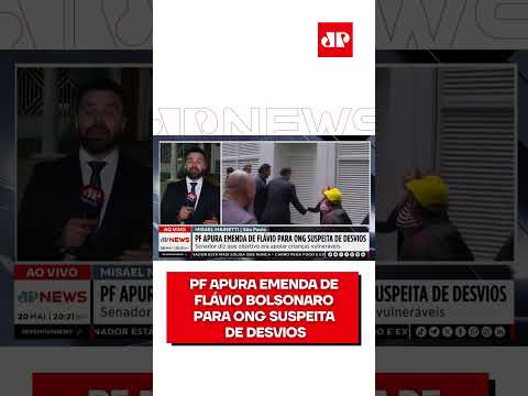 PF apura emenda de Flávio Bolsonaro para ONG suspeita de desvios #Shorts thumbnail