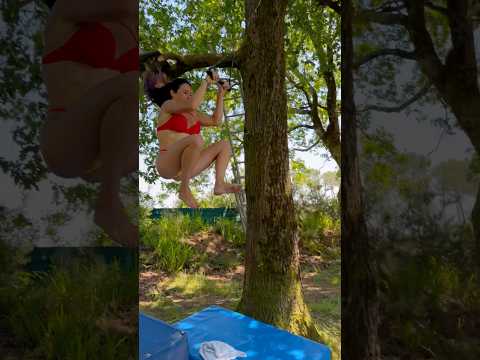 DIY rope swing 😍🔥Je tente le triple ? 👀 thumbnail