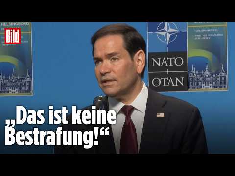 Neue NATO-Spannungen: US-Außenminister Marco Rubio erklärt, warum die USA ihre Truppen neu verteilen thumbnail