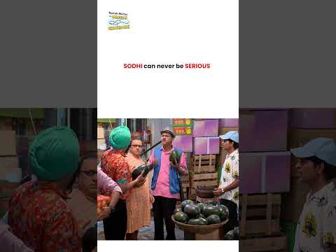 SODHI can never be serious !  #tmkoc #funny #jethalal #daya #shortsfeed #relatable thumbnail