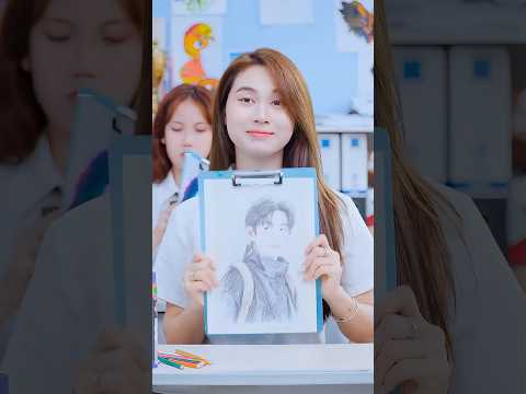 Quick drawing tips for V - BTS, starting from number 67 🖌️♥️ #anhchinh #kpop #bts #vbts #drawing thumbnail