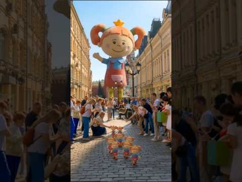 Exploring Moscow with the Little Princess! 👑✨ #familybook #animation #kidsfantasyadventure thumbnail