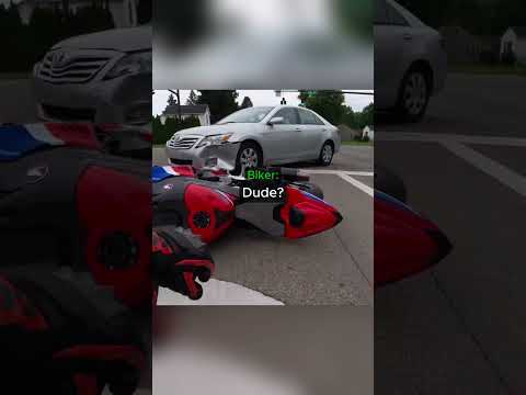 When a Biker Got Hit By The Unexpected… thumbnail