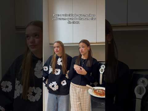 A VELOCIDADE QUE MENINAS EMBURRAM QUANDO CHAMAM ELAS DE CHATA #millenaemanumaia thumbnail