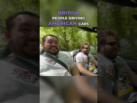 ENGLISH PEOPLE DRIVING AMERICAN CARS BE LIKE #tdc #fyp #cars #trending #driving #usa thumbnail