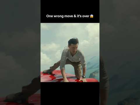 #TomHolland’s MIND BLOWING Stunt 🤯 | #Uncharted #ActionAdventure thumbnail