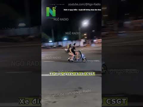Xe điện ngoan cố với CSGT thumbnail