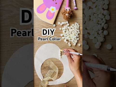 DIY Pearl Collar? #crafteraditi #pearlcraft #handmade #DIY #crafts #fashiondiy #shorts thumbnail