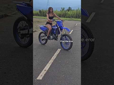 Can you find the eror in this clip? 🧐💨 #bikelife #stunt #yz125 #shorts thumbnail
