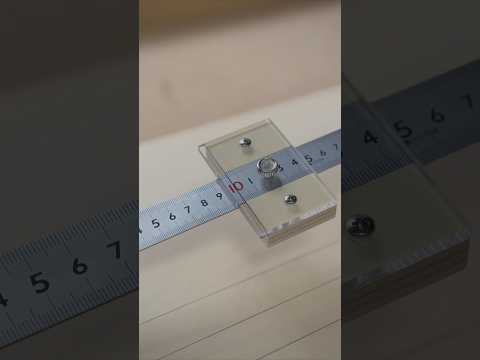 Skeleton Marking Gauge #shorts #woodworking #diy thumbnail