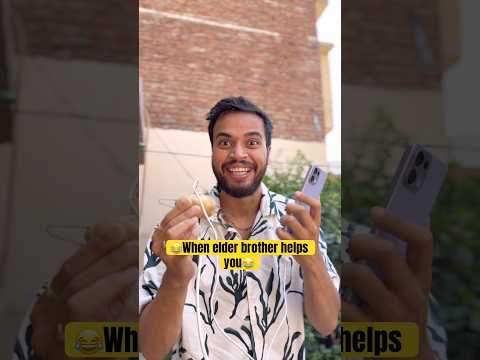 When elder brother helps you?? #shorts #trending thumbnail