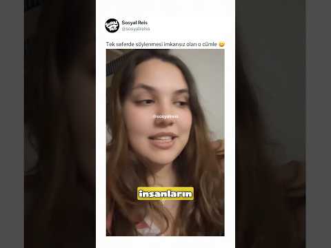 Tek seferde söylenmesi imkansız olan o cümle ? thumbnail