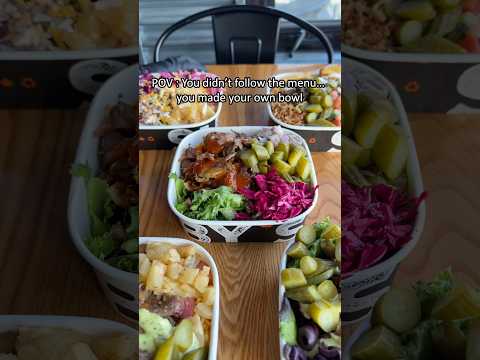 Build your own bowl - Mix and match 6 of your favourite toppings/sauces! thumbnail