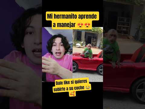 Mi hermanito aprende a manejar ??? - Hey Crispin #humor thumbnail
