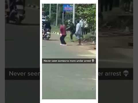 never seen someone more under arrest 😅💀 | Sub for more! #shorts thumbnail
