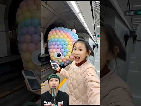 AYO NAIK KERETA API BALON PELANGI‼️🤯😱@nishadytfacts #remix #dubbing #trending thumbnail
