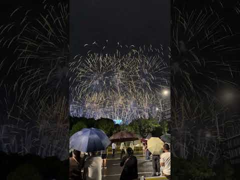 A romantic fireworks moment on a rainy night 🎆🌧️ thumbnail