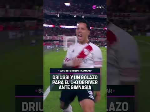 DRIUSSI HIZO UN GOLAZO Y PUSO EL 1-0 DE RIVER ANTE GIMNASIA ⚪? thumbnail