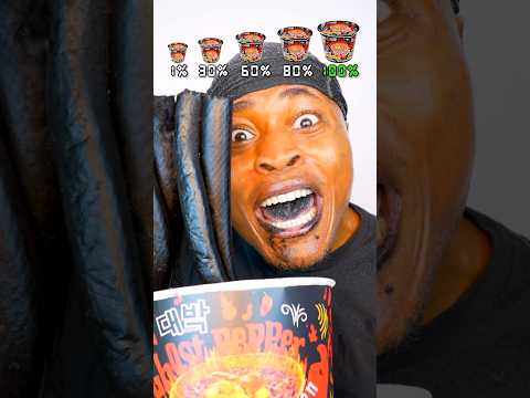 Small, Big, Giant Ghost pepper Ramen!? 🥵 thumbnail