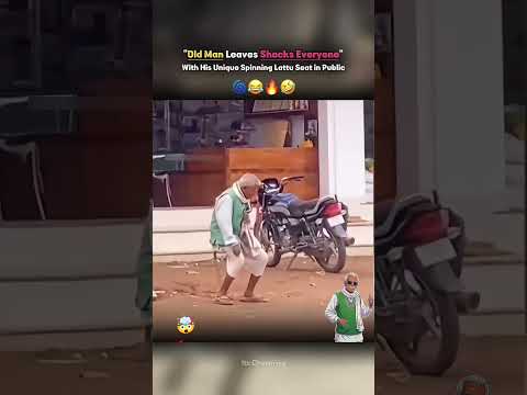 Old Man Leaves Public Shocked — With His Crazy Spinning Lattu Seat 😂🌀 thumbnail
