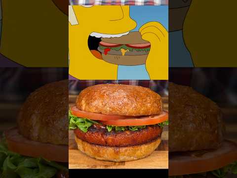 Krusty's Barley Built Burger Brings Big Green Energy!🌾 #shorts #krusty #burger #simpsons thumbnail