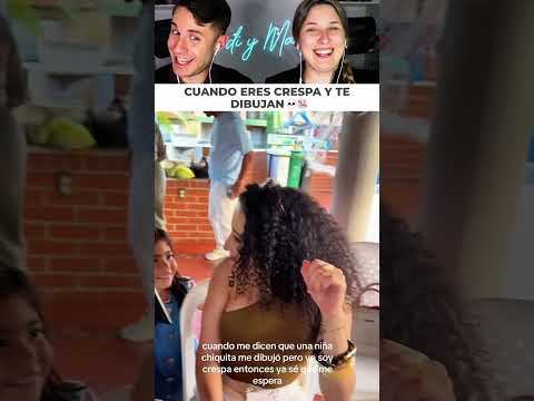 Niña dibuja a una chica con pelo rizado y el resultado es viral thumbnail