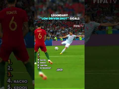 LEGENDARY LOW DRIVEN SHOT GOALS 📉🚀 thumbnail