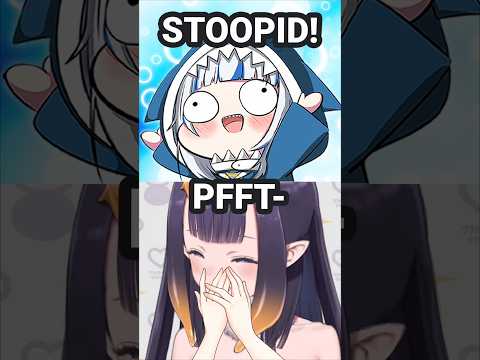 Ina Can't Stop Laughing At AmeSame #vtuber #hololive thumbnail
