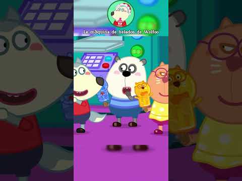 La máquina de helados de Wolfoo #shorts #animación thumbnail