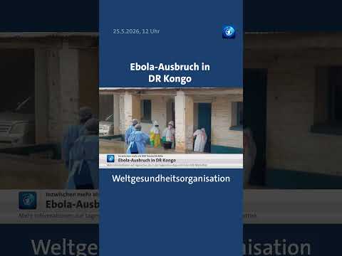 DR Kongo: Ebola breitet sich aus #Ebola #Kongo #WHO #Nachrichten #tagesschau #news thumbnail