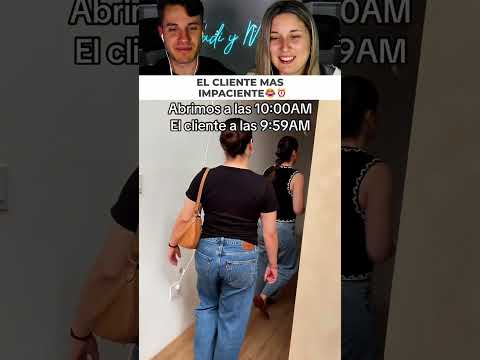 El cliente impaciente que entra un minuto antes de abrir thumbnail