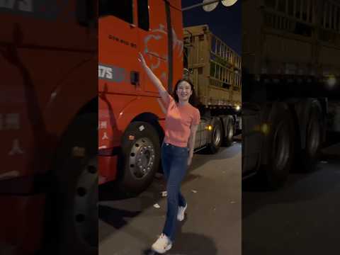 Beautiful female truck driver #truckdriver #female #girl #trucking #beautifulgirl #trucklife #truck thumbnail