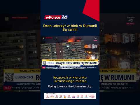 Dron uderzył w blok w Rumunii. Są ranni! thumbnail