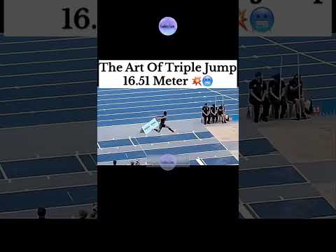 The Art Of Triple Jump 16.51 Meter 😍 thumbnail