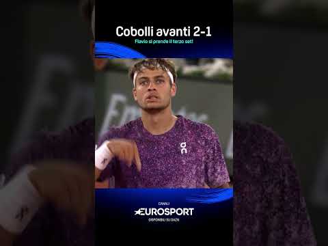 Cobolli rimonta e si porta avanti 💪Inizia il quarto set sul 2-1 🇮🇹 thumbnail