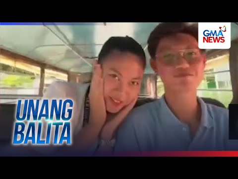 Lambingan ng jeepney driver at kaniyang passenger princess, kinakikiligan online | Unang Balita thumbnail