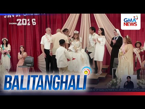 Kauna-unahang Santacruzan sa Croatia, idinaos ng mga Pinoy roon | Balitanghali thumbnail