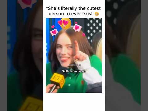 You were recording how pretty Billie Eilish is… and she noticed ?❤️ #billieeilish thumbnail
