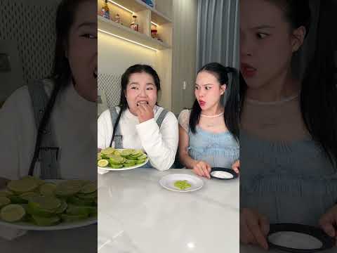 Try eating lemon and mustard… It's amazing! 🤔 #funny #shorts thumbnail