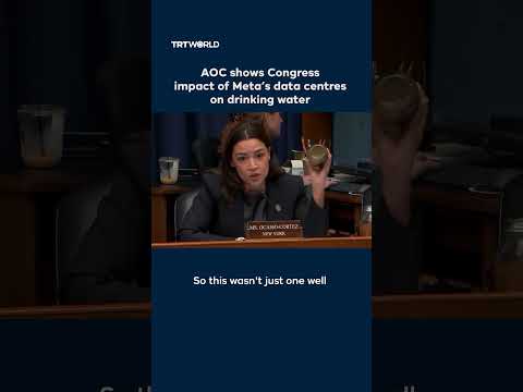 AOC shows Congress impact of Meta’s data centers on drinking water thumbnail
