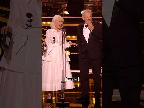 Happy birthday, Ian McKellen! 🎭 #helenmirren #olivierawards thumbnail